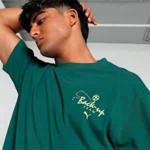 GRAPHICS "Back-up Team" Men's Relaxed Fit Tee, Malachite, extralarge-IND